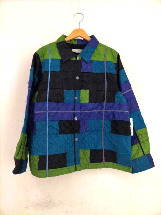 USED古着（ユーズドフルギ） C.L.O.T.H.E.S. パッチワークシャツ レディース トップス