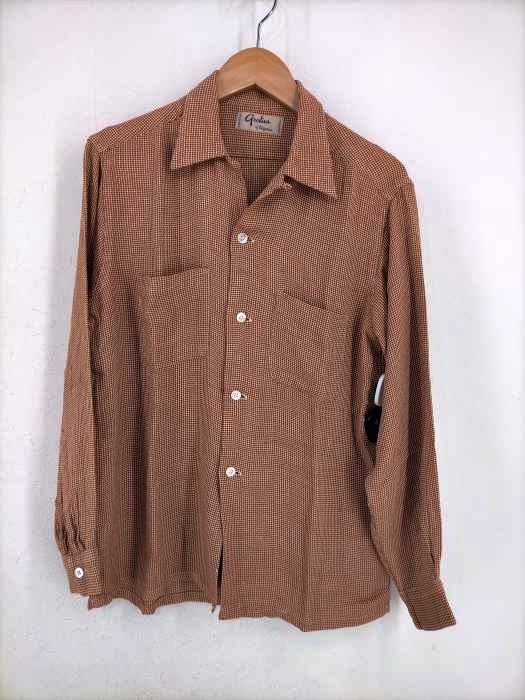 USED古着（ユーズドフルギ） 50S GRODINS OF CALIFORNIA チェックシャツ メンズ トップス