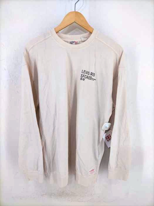 Levis RED(リーバイスレッド) ロゴプリント裾リブカットソー メンズ トップス