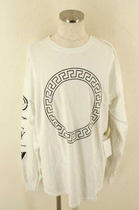 USED (ブランド不明) GILDANボディ バンドロングTシャツ メンズ トップス