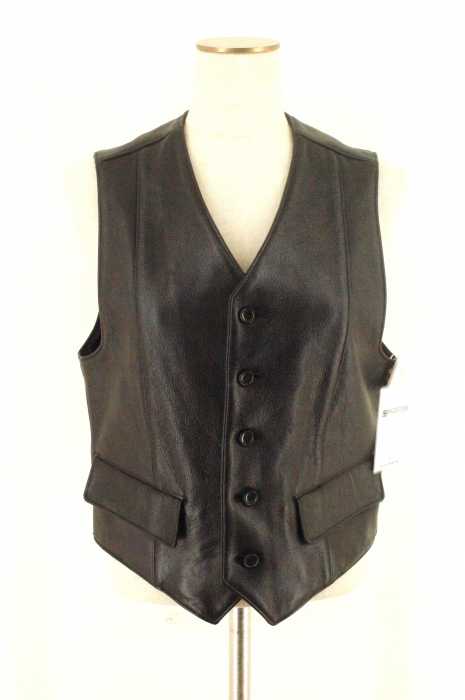 robe de chambre COMME des GARCONS（ローブドシャンブルコムデギャルソン） AD2001 カウレザーベスト レディース トップス