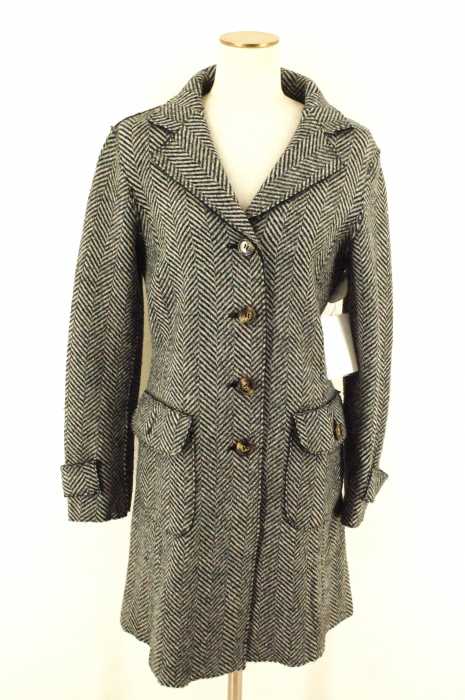MAX MARA （マックスマーラ） 総柄ウールトレンチコート レディース アウター