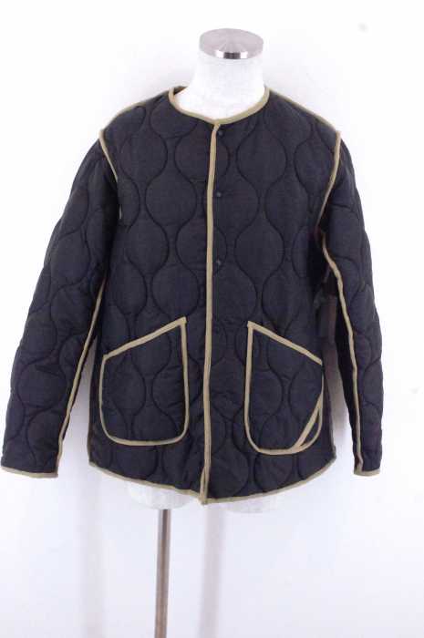 PHINGERIN × BEAUTY & YOUTH UNITED ARROWS （フィンガリン× ビューティーアンドユースユナイテッドアローズ） 16AW 別注ノーカラーキルティングジャケット メンズ アウター