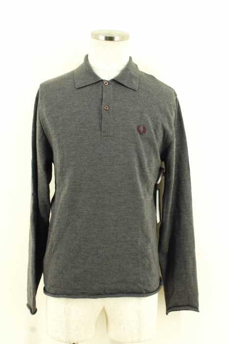 COMME des GARCONS SHIRT×FREDPERRY （コムデギャルソンシャツフレッドペリー） ウールニットポロシャツ メンズ トップス