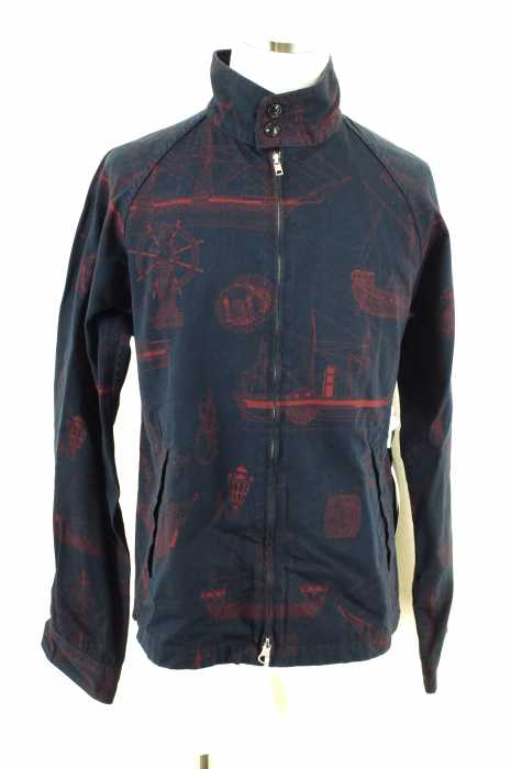 WOOLRICH (ウールリッチ) 船舶柄スタンドカラースウイングトップ メンズ アウター