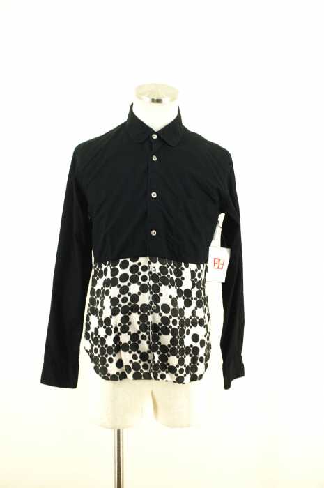 COMME des GARCONS HOMME PLUS （コムデギャルソンオムプリュス） AD2008 切替デザイン長袖シャツ メンズ トップス