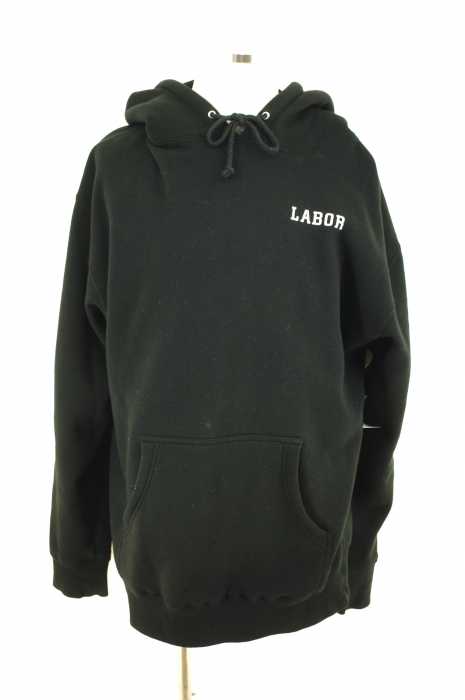 LABOR（レイバー） バックプリントプルオーバーパーカー メンズ トップス