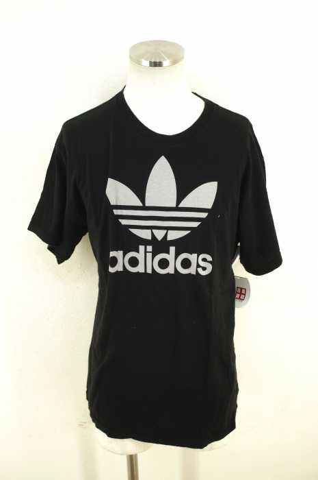 adidas (アディダス) トレフォイルロゴプリントTシャツ メンズ トップス