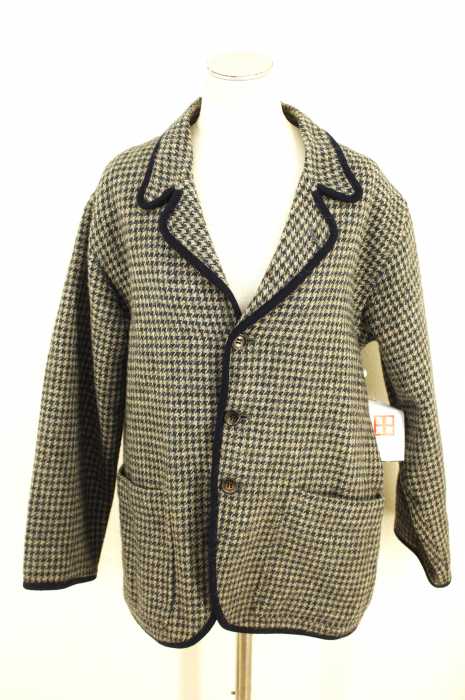 COMME des GARCONS (コムデギャルソン) 90S 千鳥格子パイピングジャケット レディース アウター