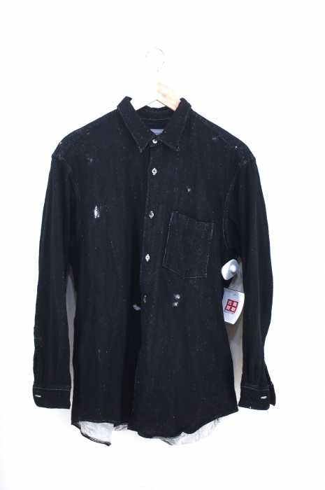 COMME des GARCONS HOMME (コムデギャルソンオム) AD1997 破れ加工ガーゼシャツ メンズ トップス
