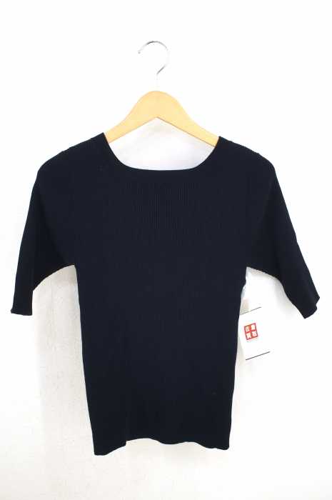 FEMIND TOKYO（フェマイントウキョウ） 畦編みバックオープンカットソー レディース トップス