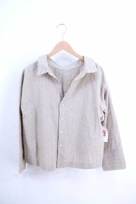 SOLOV（ソロヴ） 17AW ストライプ柄ワイドシルエットシャツ レディース トップス