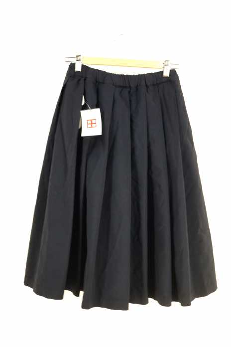 COMME des GARCONS COMME des GARCONS（コムデギャルソンコムデギャルソン） AD2017 17ss 製品染めポリエステルプリーツフレアスカート レディース スカート
