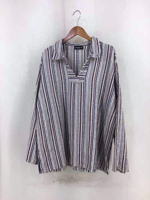 USED古着(ユーズドフルギ) ストライプ柄プルオーバー メンズ トップス