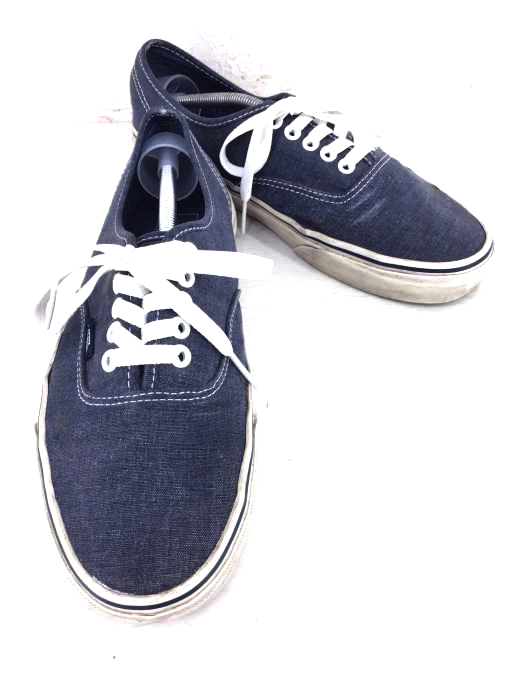 VANS（バンズ） オーセンティック AUTHENTIC  WASHED DARK BLUE メンズ シューズ