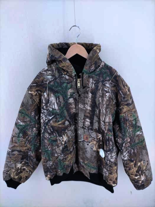 Carhartt（カーハート） CAMO QUILTED FLANNEL-LINED ACTIVE JACKET リアルツリーカモアクティブジャケット メンズ アウター