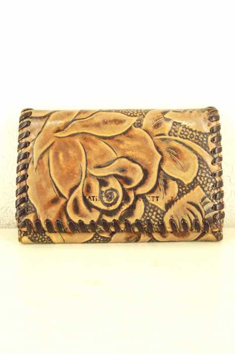 KATHARINE HAMNETT LONDON(キャサリンハムネットロンドン) レザーカードケース レディース ファッション雑貨