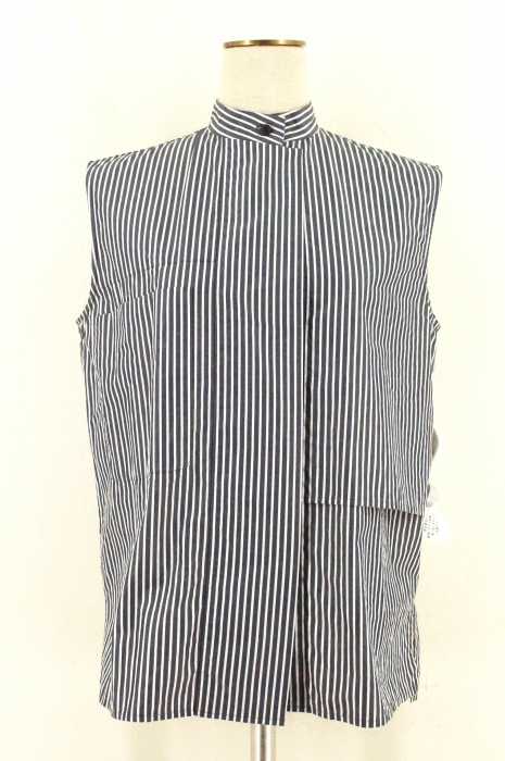 ENFOLD （エンフォルド） 15SS ストライプ柄2wayストレッチブラウス レディース トップス