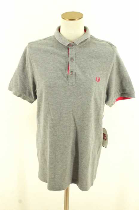 FRED PERRY (フレッドペリー) ロゴワッペン半袖ポロシャツ メンズ トップス
