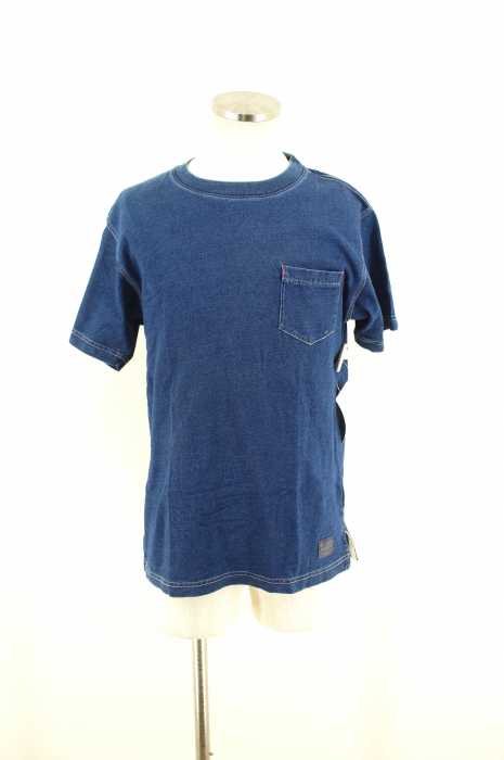 Columbia （コロンビア） インディゴ染ポケットTシャツ メンズ トップス