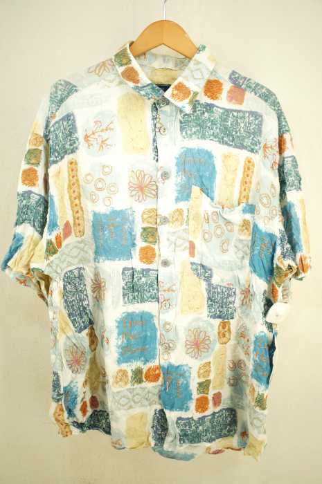 USED古着  （ユーズドフルギ） CLUB DAMINGO 総柄アロハシャツ メンズ トップス