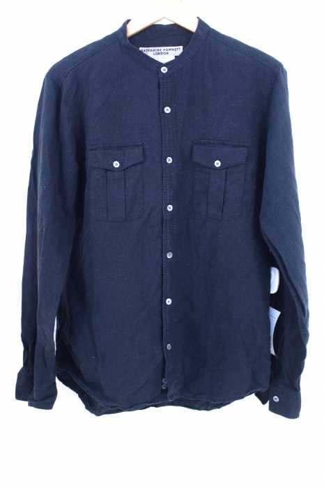 KATHARINE HAMNETT LONDON(キャサリンハムネットロンドン) バンドカラーシャツ メンズ トップス