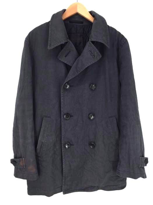COMME des GARCONS HOMME （コムデギャルソンオム） AD2003 03AW 裏地キルティングコットンPコート メンズ アウター