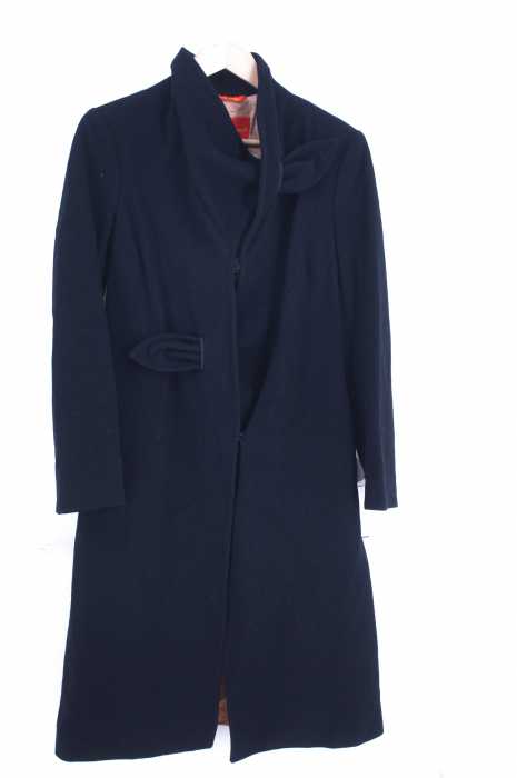 Vivienne Westwood RED LABEL （ヴィヴィアンウエストウッドレッドレーベル） フックボタンカシミヤ混ラップコート レディース アウター