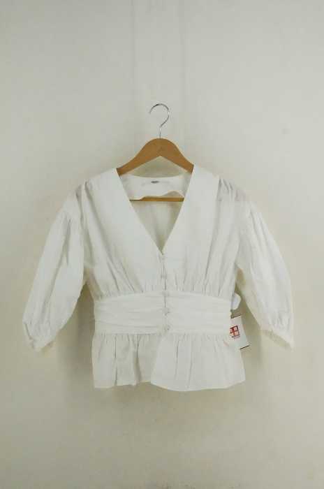 Another Edition (アナザーエディション) 17ss タイ プライターペプラムブラウス レディース トップス