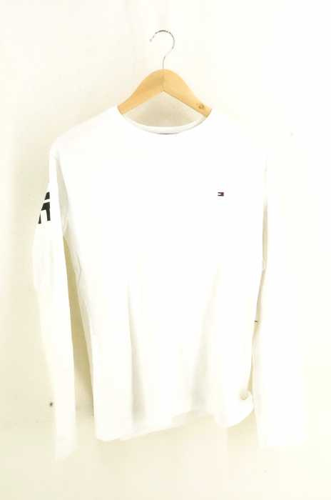 TOMMY HILFIGER （トミーヒルフィガー） バックロゴプリントロングスリーブTシャツ メンズ トップス