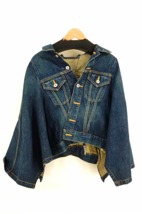 COMME des GARCONS JUNYA WATANABE DENIM（コムデギャルソンジュンヤワタナベデニム） AD2018 変形デニムジャケット DENIM JACKET レディース アウター