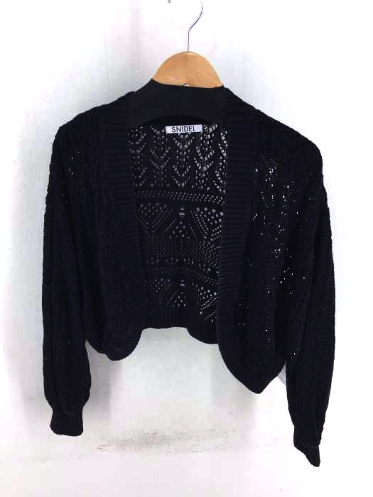 snidel(スナイデル) 19SS コットンレースカーディガン レディース トップス
