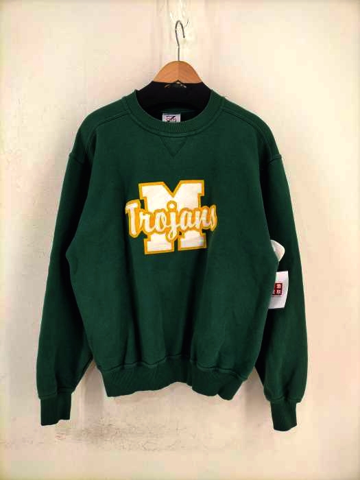 JERZEES（ジャージーズ） ワッペン刺繍入り クルーネックスウェット メンズ トップス