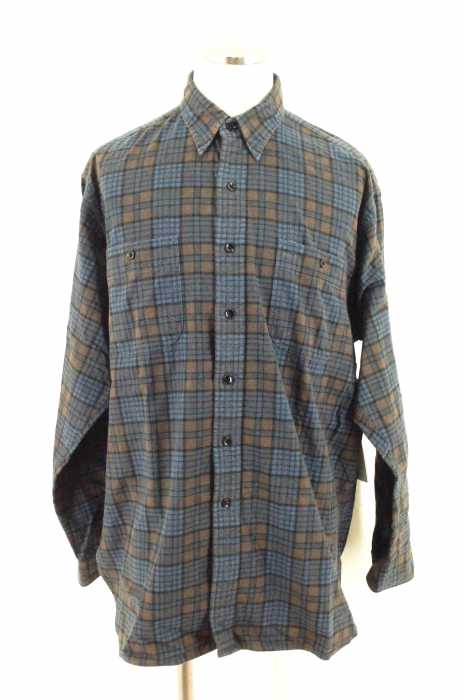 RRL RALPH LAUREN （ダブルアールエル ラルフローレン） ワイドシルエットチェック柄ボタンシャツ メンズ トップス