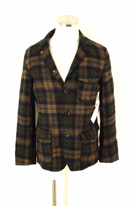 UNITED ARROWS green label relaxing （ユナイテッドアローズグリーンレーベルリラクシング） チェック柄3Bウールテーラードジャケット メンズ アウター