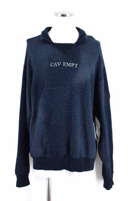 C.E （シーイー） 15SS　FOG　COLLARED　SWEAT　襟付　総柄スウェット メンズ トップス