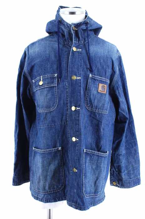 Carhartt (カーハート) フーデッドデニムカバーオール メンズ アウター