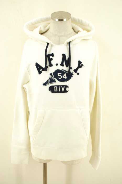 Abercrombie & Fitch （アバクロンビーアンドフィッチ） ロゴ刺繍プルオーバー メンズ トップス