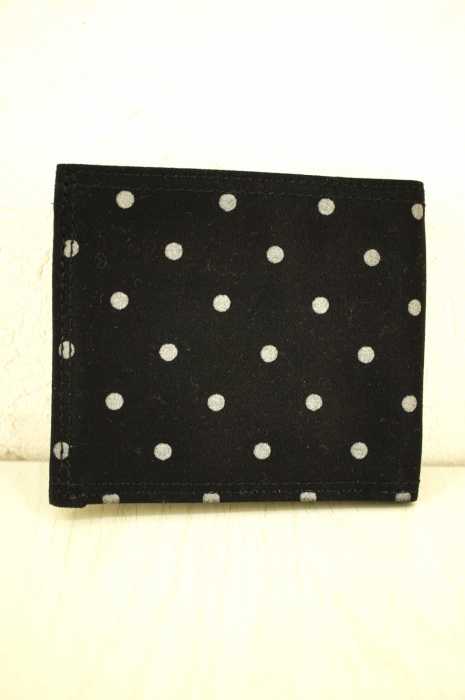 Stussy Master Piece ステューシー マスターピース レザー切替ドット柄2ッ折り財布 メンズ 財布 ケース ブランド古着買取販売バズストア
