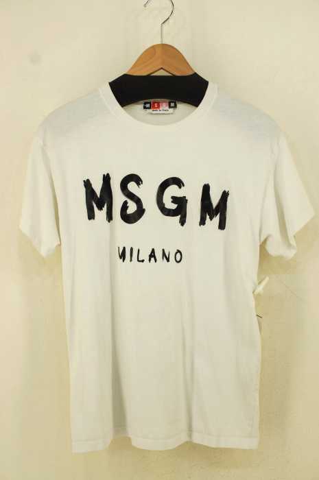 MSGM （エムエスジーエム） ロゴプリントTシャツ レディース トップス