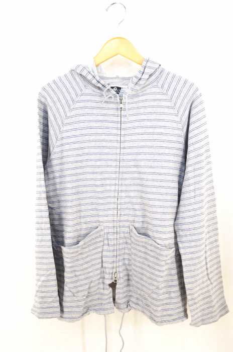 Engineered Garments （エンジニアードガーメンツ） ボーダー柄ジップアップパーカー メンズ トップス