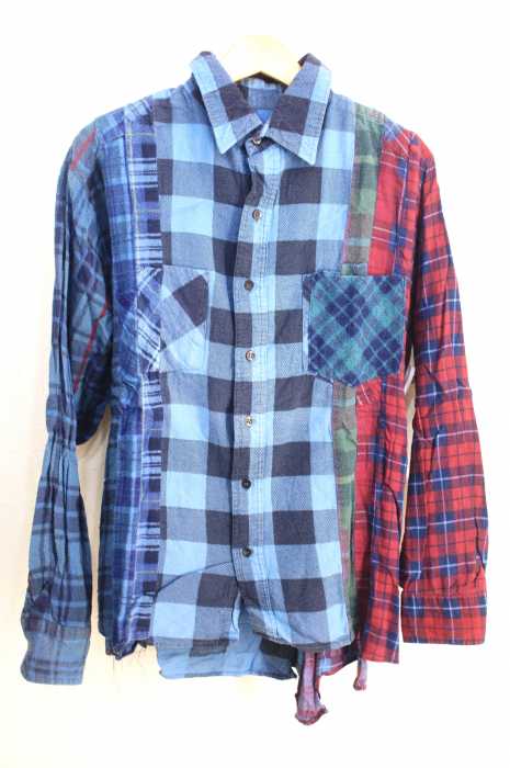 rebuild by needles (リビルドバイニードルズ) 7cuts flannel shirt メンズ トップス