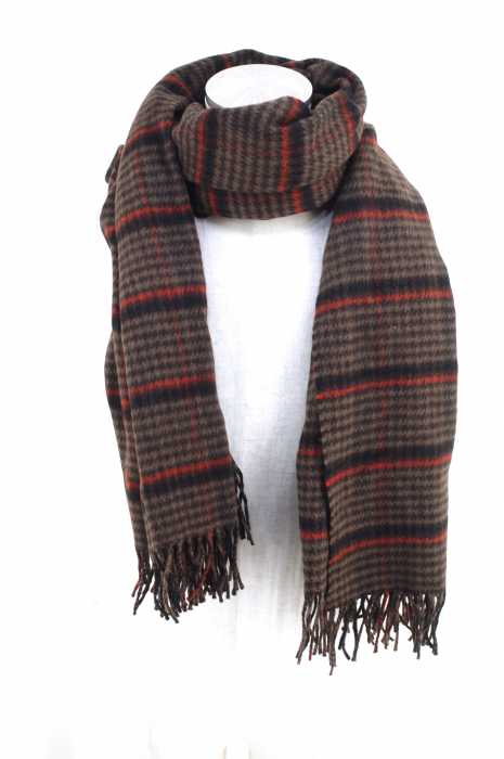 relume JOURNAL STANDARD （レリューム ジャーナルスタンダード） HAMILTON LAMBSWOOL 千鳥柄大判ストール レディース ファッション雑貨