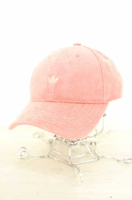 adidas （アディダス） トレフォイル柄パイル6パネルキャップ レディース 帽子