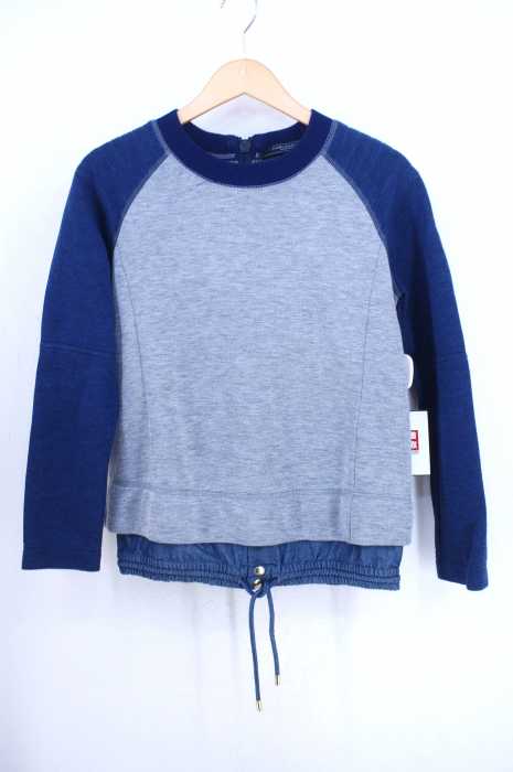 TOMMY HILFIGER (トミーヒルフィガー) ラグランレイヤードスウェット レディース トップス