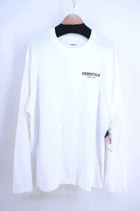 FEAR OF GOD ESSENTIALS（フェイアーオブゴッド エッセンシャルズ） Boxy Logo Long Sleeve T-Shirt ロンT メンズ トップス