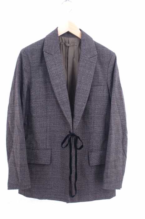 Spick and Span(スピックアンドスパン) 18AW フロントリボンチェックジャケット レディース アウター