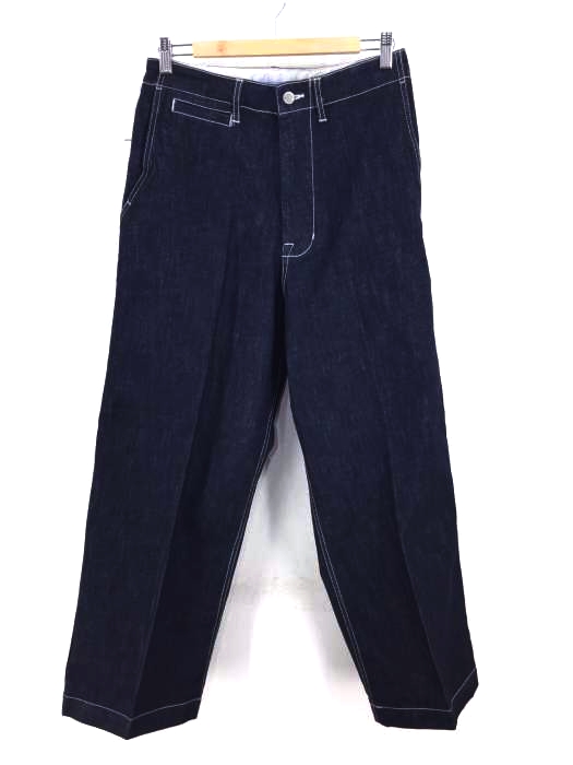 Adam et Rope（アダムエロペ） 18AW ジップフライワイドデニムパンツ メンズ パンツ