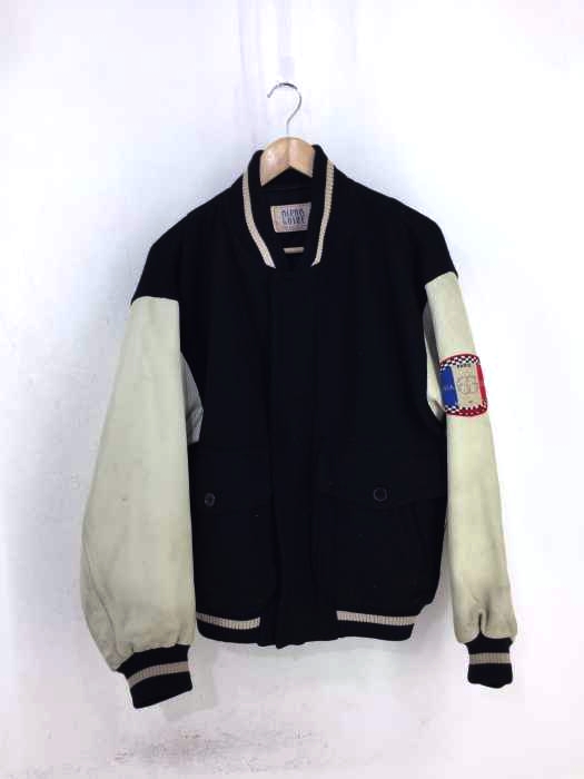 USED古着（ユーズドフルギ） ウールレザー スタジャン メンズ アウター