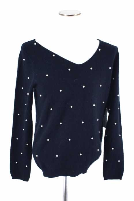 BEAUTY & YOUTH UNITED ARROWS  （ビューティーアンドユースユナイテッドアローズ） パール付Vネックウールセーター レディース トップス